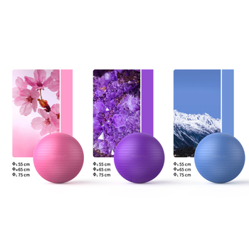 Minge de yoga PVC pentru modelarea corpului, 700 g, neinflabilă, personalizare disponibilă, potrivită pentru fitness și masaj