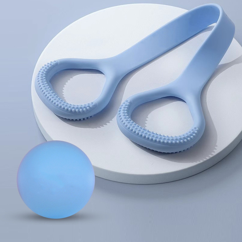 Miofascijalna masažna lopta - silikon, ne napuhuje se, za ramena, vrat, noge i leđa