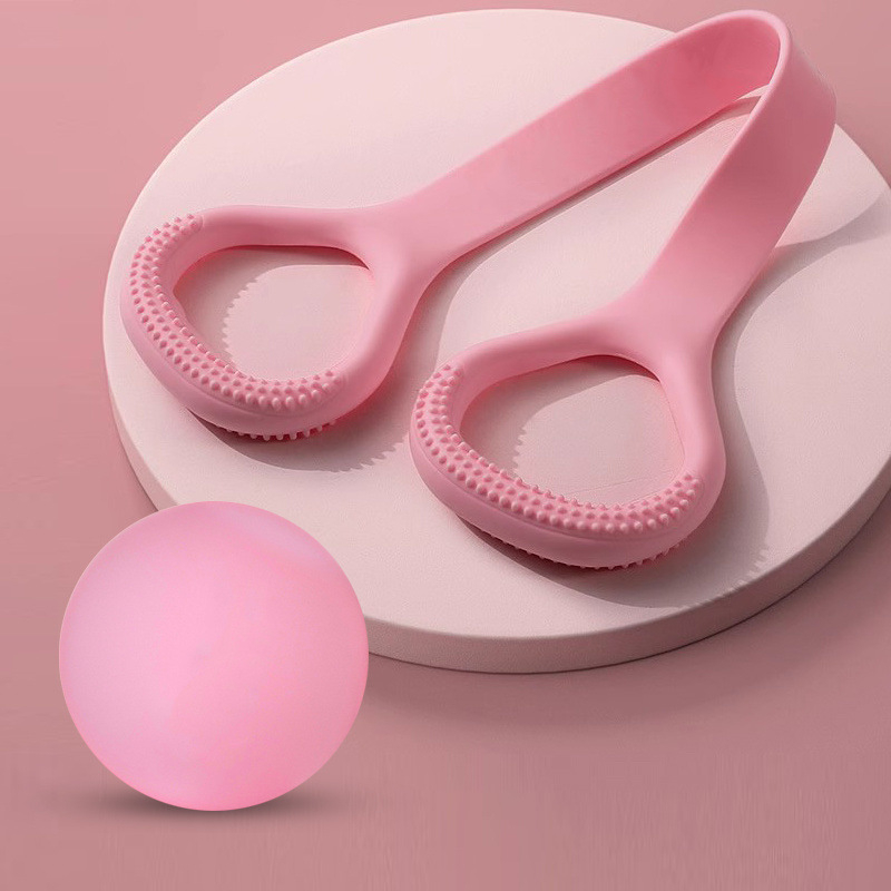 Miofascijalna masažna lopta - silikon, ne napuhuje se, za ramena, vrat, noge i leđa