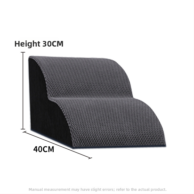 Suņu kāpnes gultai – velūrs, noņemamas un mazgājamas, mājdzīvnieku rampai