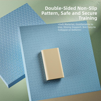 Joga paklājs no TPE materiāla, svars 1000 g, biezums 2,5 cm, piemērots fitnesam un ķermeņa veidošanai