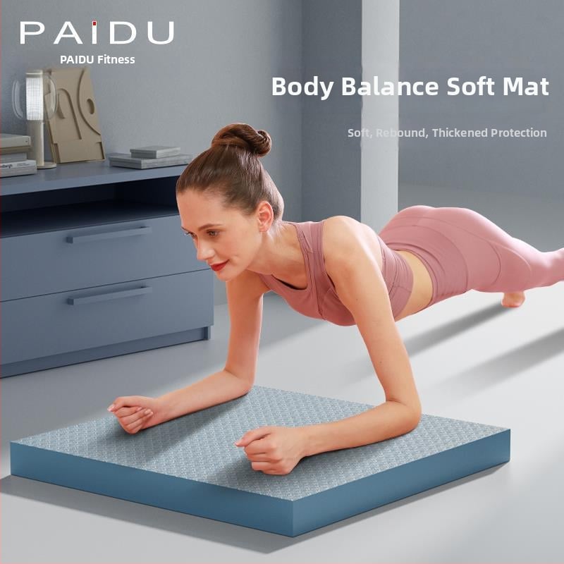 Joga paklājs no TPE materiāla, svars 1000 g, biezums 2,5 cm, piemērots fitnesam un ķermeņa veidošanai