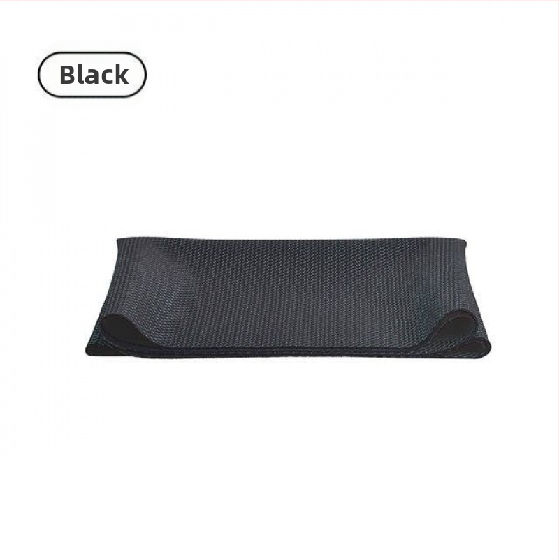 Jogas paklājs – dabīgā gumija, 6 mm, saliekams, vienkrāsains raksts