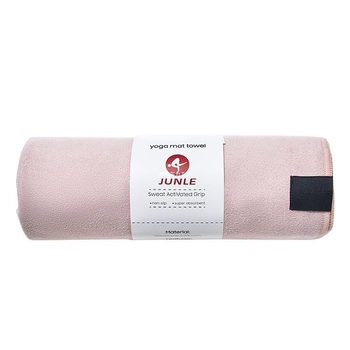 Joga dvielis ar pretslīdēšanas īpašībām, sviedru uzsūcējs uz jogas paklāja