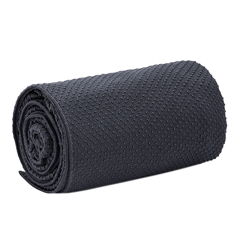 Poliestera jogas dvielis, 183×61 cm, 0,4 cm biezums, 490 g, piemērots jogas studijai, sviedru uzsūcošs un neslīdošs