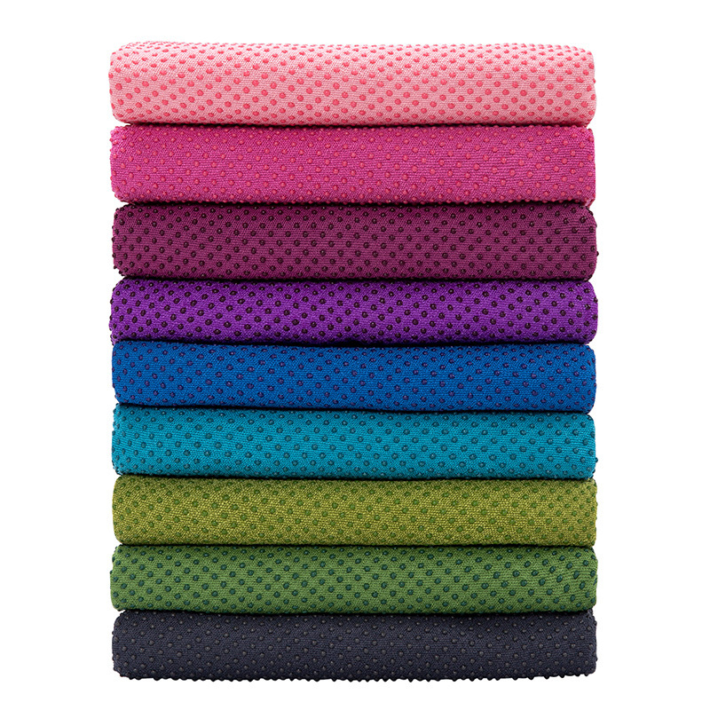 Poliestera jogas dvielis, 183×61 cm, 0,4 cm biezums, 490 g, piemērots jogas studijai, sviedru uzsūcošs un neslīdošs