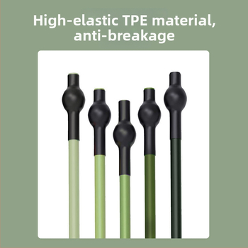 Asahi Ken vilces virve – TPE fitnesa pretestības virve, 150 lb spriegums, iepakojums 30 gab., pieaugušajiem