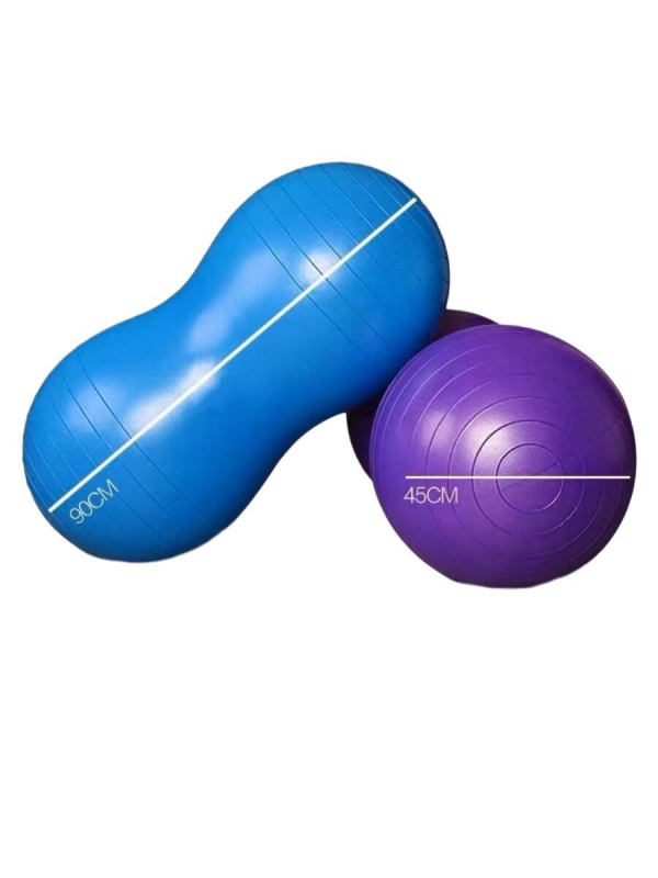Jen Sang-hung PVC joga lopta – 900 g, napuhljiva, prilagodljiva, za fitness i ljepotu tijela