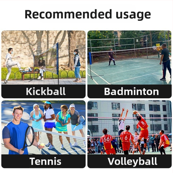 Badmintonivõrgu raam, kokkupandav ja kaasaskantav, Mingqi Sports bränd, kohandamine saadaval, sobib lauatennisile ja badmintonile, lubab privaatset kaubamärkki