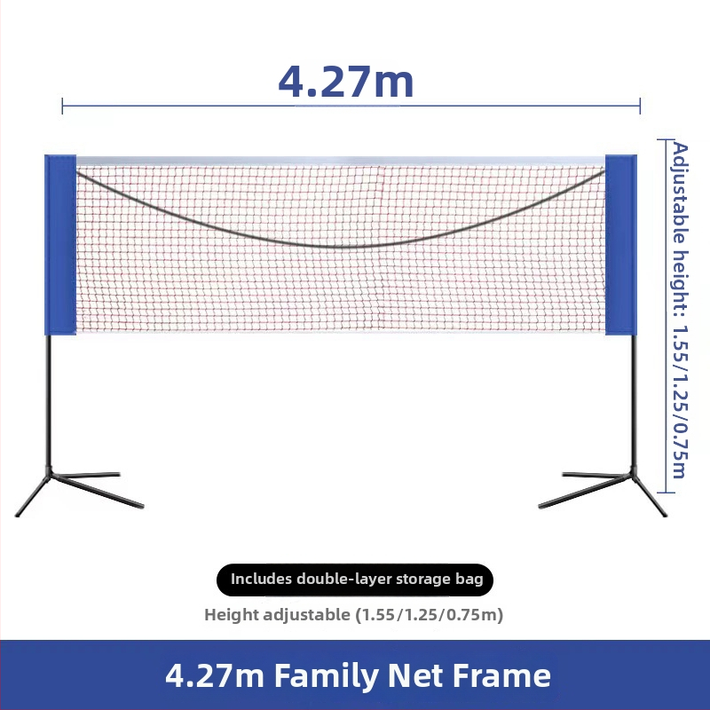 Badmintonivõrgu raam, kokkupandav ja kaasaskantav, Mingqi Sports bränd, kohandamine saadaval, sobib lauatennisile ja badmintonile, lubab privaatset kaubamärkki