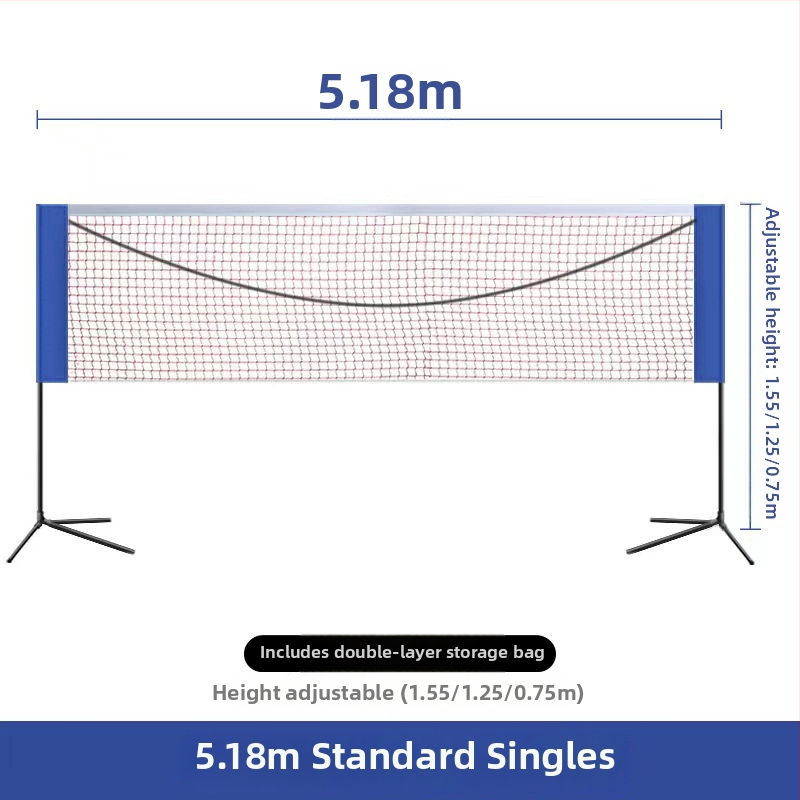 Badmintonivõrgu raam, kokkupandav ja kaasaskantav, Mingqi Sports bränd, kohandamine saadaval, sobib lauatennisile ja badmintonile, lubab privaatset kaubamärkki