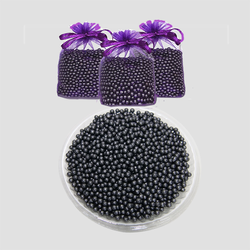 Bambusu aktīvās ogles maisiņš ar kālija permanganāta bumbiņām formaldehīda likvidēšanai, telpu gaisa attīrīšanai, piemērots gan telpām, gan jaunām automašīnām — 30 iepakojumi kastē