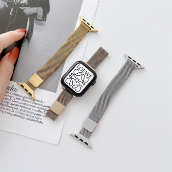 Tank Milanese magnetska metalna narukvica za Apple Watch — metalni remen, magnetska kopča, prilagodljive veličine sučelja, modni stil