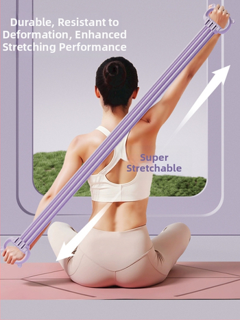 Kērame sprieguma trenētājs ar sešām saitēm, 8-formu dizains, regulējams spriegums, TPR materiāls