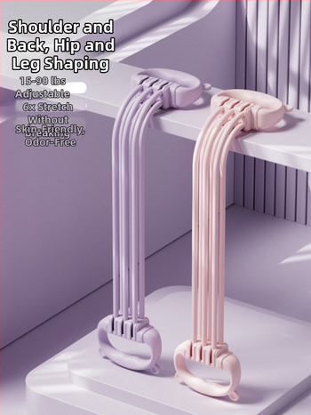 Kērame sprieguma trenētājs ar sešām saitēm, 8-formu dizains, regulējams spriegums, TPR materiāls