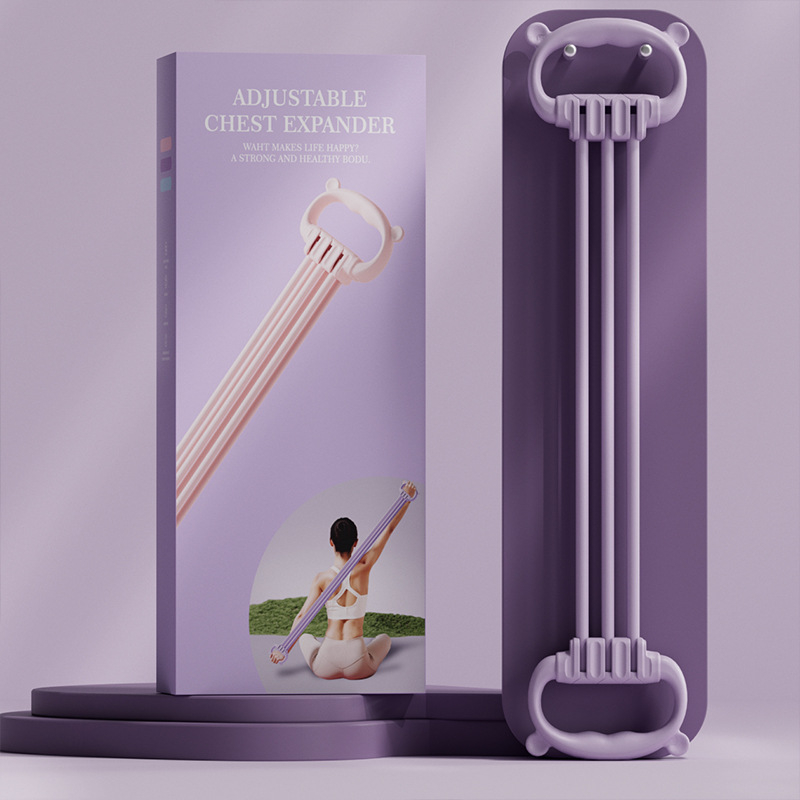 Kērame sprieguma trenētājs ar sešām saitēm, 8-formu dizains, regulējams spriegums, TPR materiāls