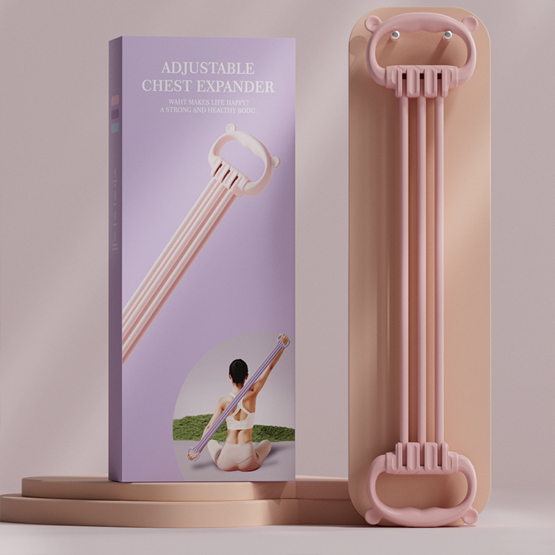 Kērame sprieguma trenētājs ar sešām saitēm, 8-formu dizains, regulējams spriegums, TPR materiāls