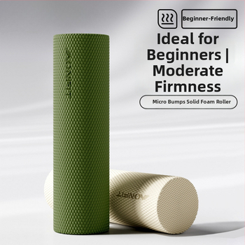 Ciets putu rolērs muguras un kāju masāžai — muskuļu relaksācija, jogas palīgs iesācējiem