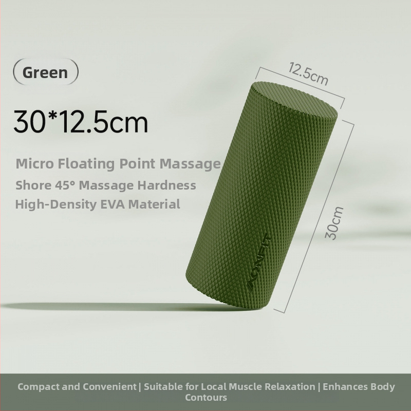 Ciets putu rolērs muguras un kāju masāžai — muskuļu relaksācija, jogas palīgs iesācējiem