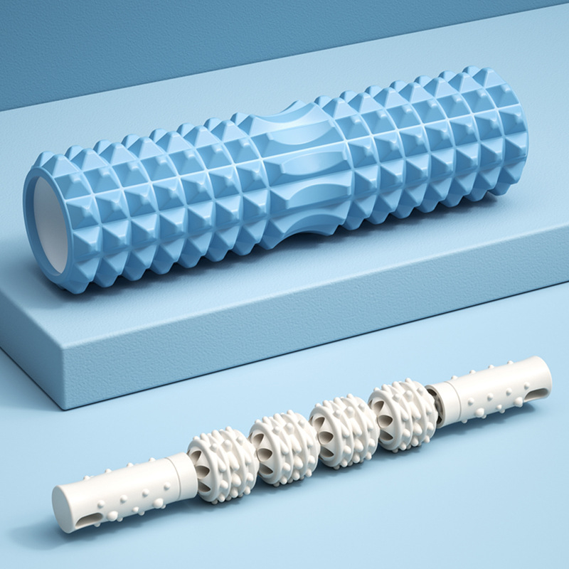 EVĀ putas masāžas rullis ar mēness formas dizainu — kāju muskuļu relaksācijas rullis, iesācēju jogas piederums, Xinyue zīmols