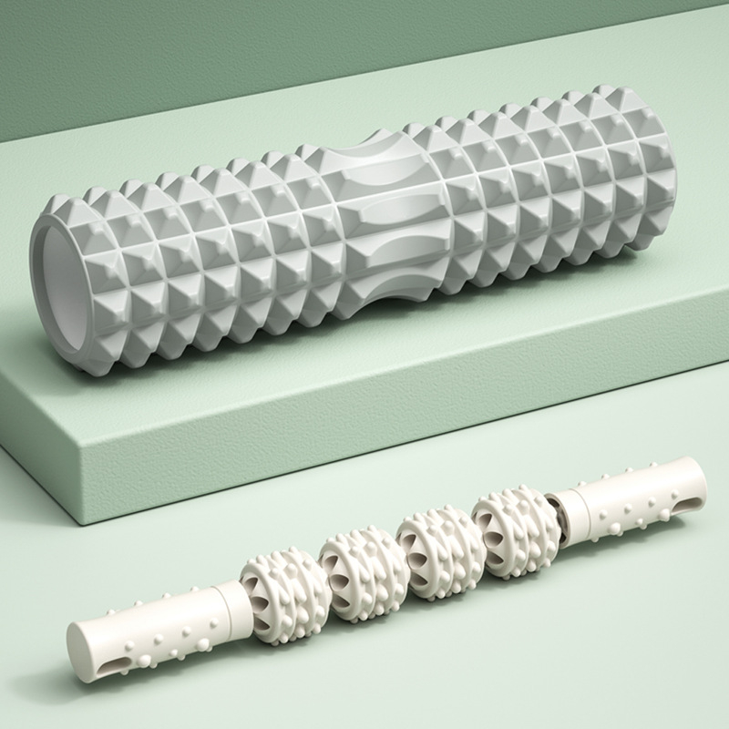 EVĀ putas masāžas rullis ar mēness formas dizainu — kāju muskuļu relaksācijas rullis, iesācēju jogas piederums, Xinyue zīmols