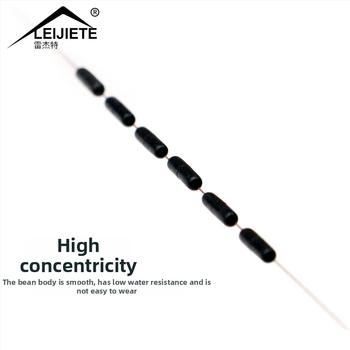 Gumijas cilindriskas krelles makšķerēšanai, 100 komplekti, augsta koncentrēšanās, makšķerēšanas piederumi