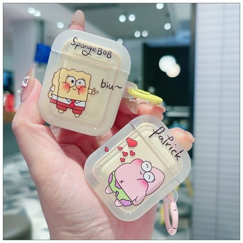 Θήκη AirPods, σιλικόνη, φορητή, στυλ καρτούν, συμβατή με Apple