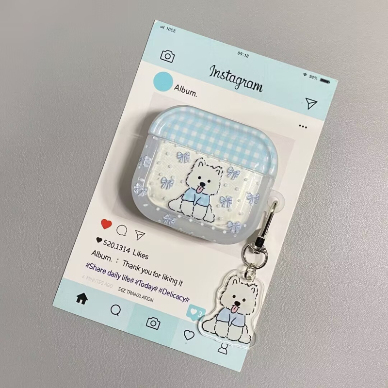 Θήκη AirPods, σιλικόνη, φορητή, στυλ καρτούν, συμβατή με Apple