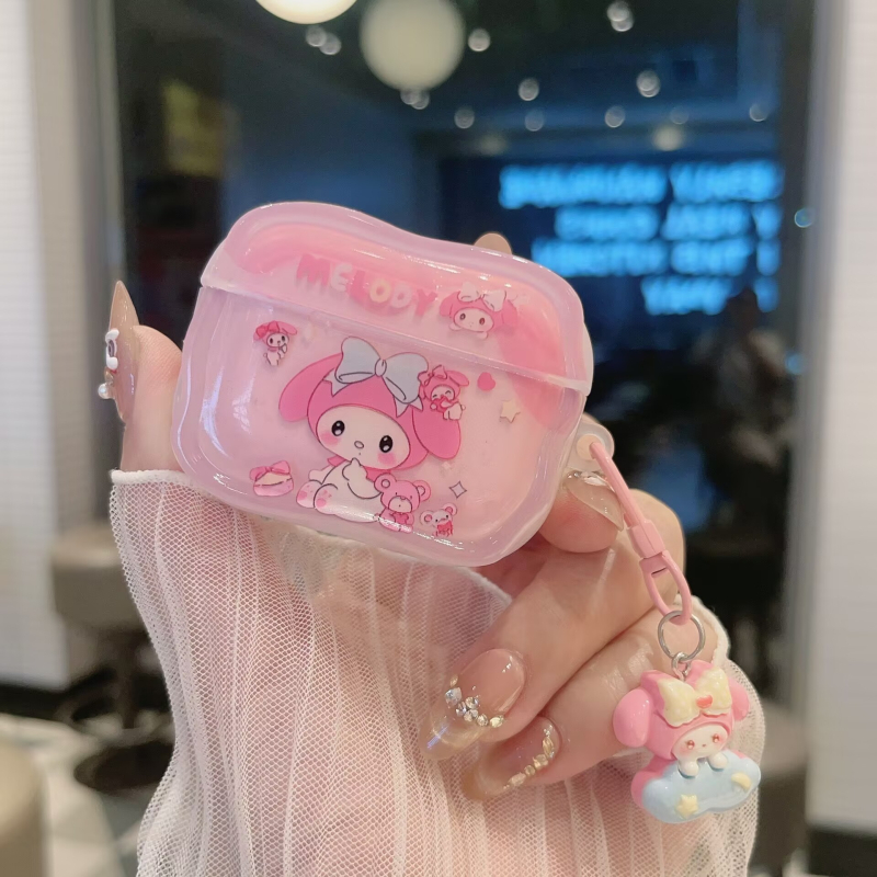 Θήκη AirPods, σιλικόνη, φορητή, στυλ καρτούν, συμβατή με Apple