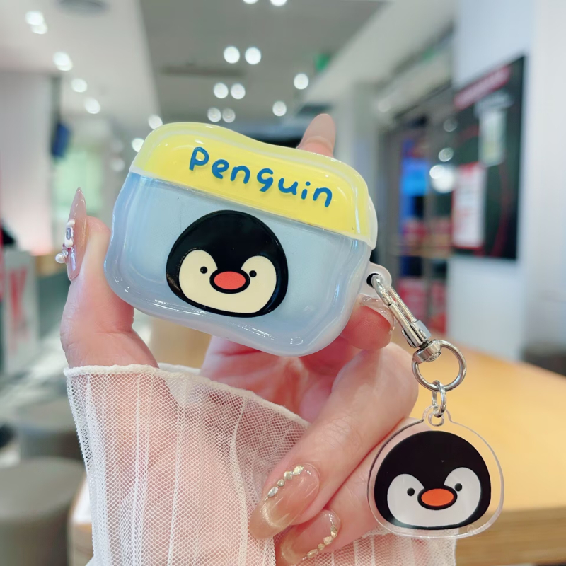 Θήκη AirPods, σιλικόνη, φορητή, στυλ καρτούν, συμβατή με Apple