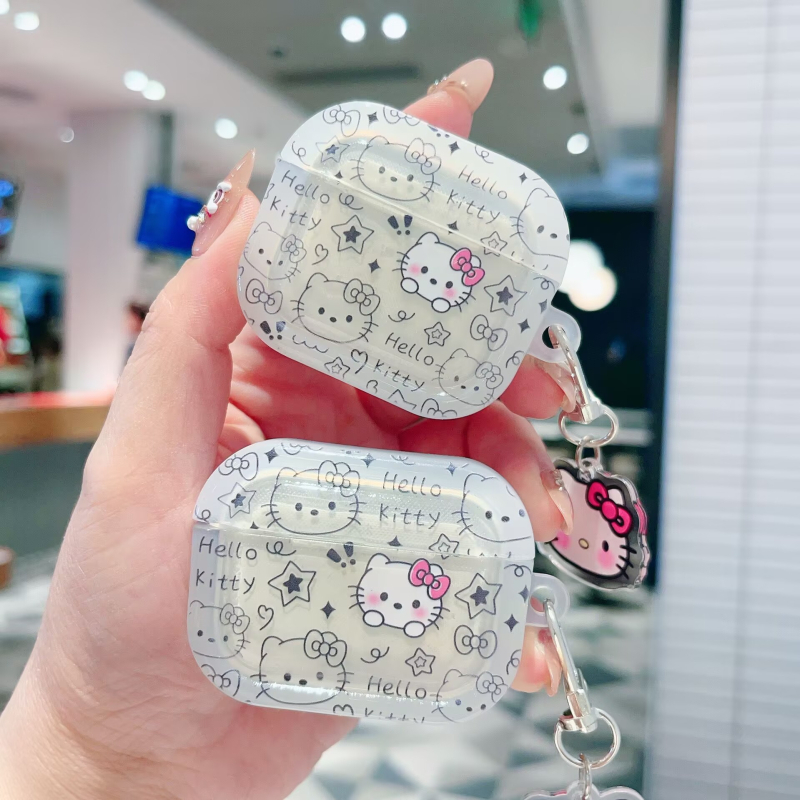 Θήκη AirPods, σιλικόνη, φορητή, στυλ καρτούν, συμβατή με Apple