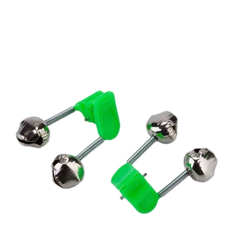 Clopot pentru undițe de pescuit marin cu lumină și alarmă anti-cădere – clopot dublu, metal, Wenxing