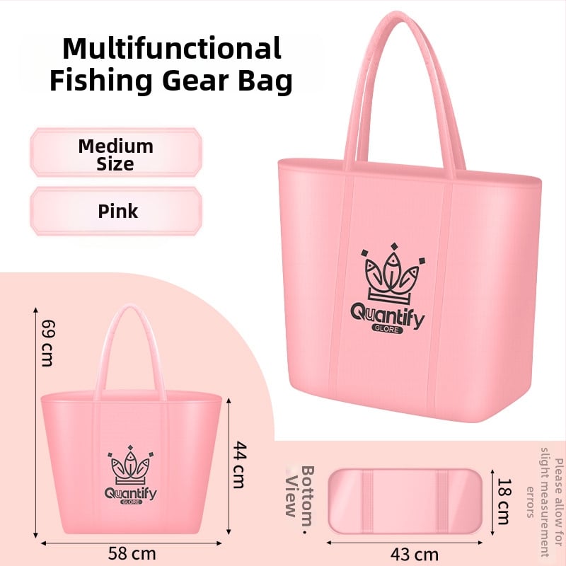 Zvejas piederumu uzglabāšanas soma — audums, ūdensnecaurlaidīga, salokāma, pārnēsājama