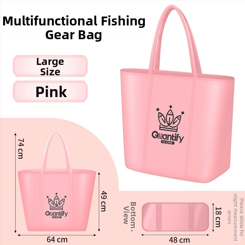 Zvejas piederumu uzglabāšanas soma — audums, ūdensnecaurlaidīga, salokāma, pārnēsājama