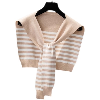 Раиран плетен шал за жени – декоративен аксесоар, корейски стил, вълна, пролетно-лятно-есенен