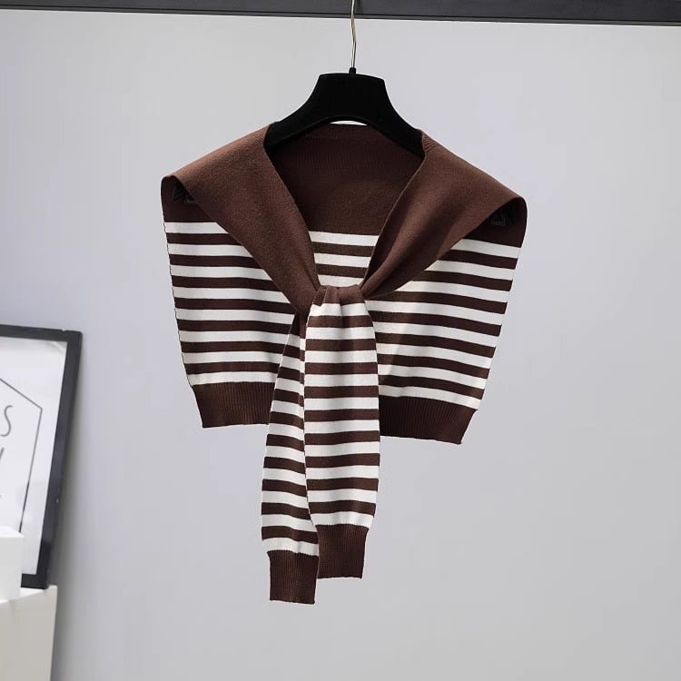 Раиран плетен шал за жени – декоративен аксесоар, корейски стил, вълна, пролетно-лятно-есенен