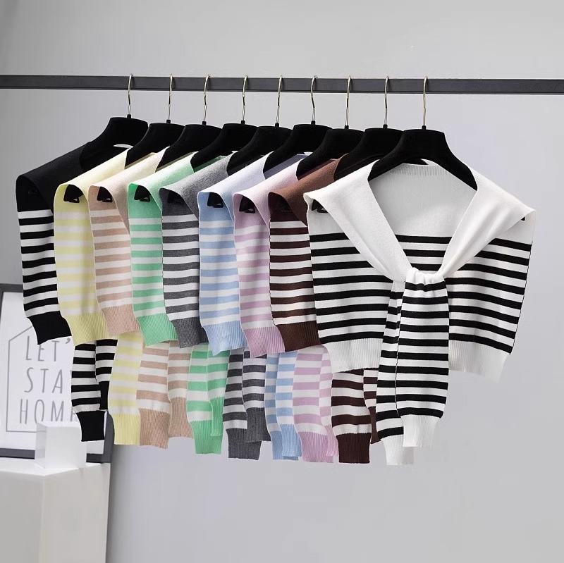 Раиран плетен шал за жени – декоративен аксесоар, корейски стил, вълна, пролетно-лятно-есенен