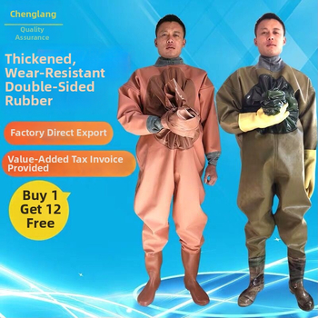 Viso kūno atsparus vandeniui žvejybos kombinezonas, viengabalis, storesnis audinys, pavasaris, vyriškas