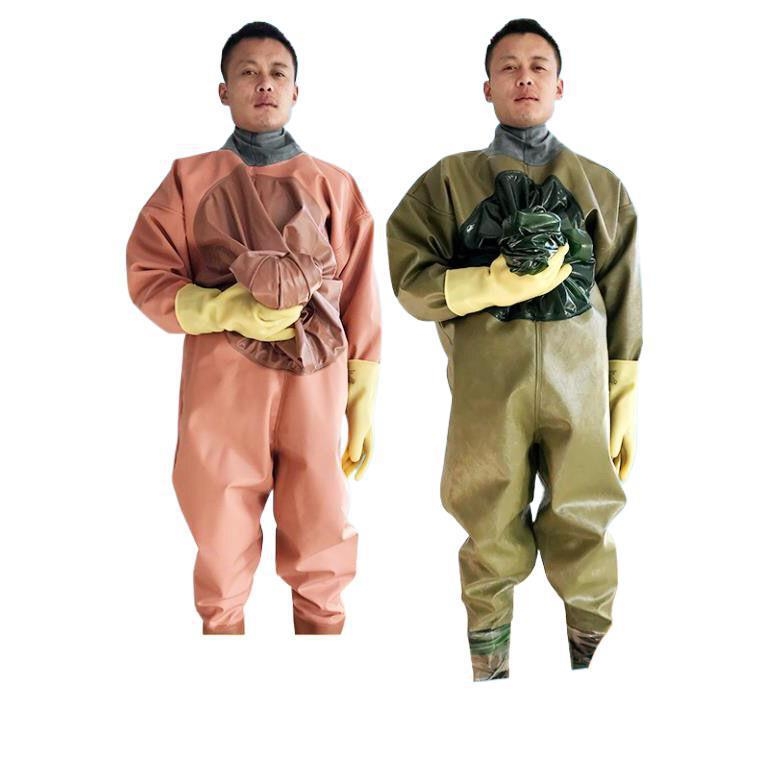 Viso kūno atsparus vandeniui žvejybos kombinezonas, viengabalis, storesnis audinys, pavasaris, vyriškas