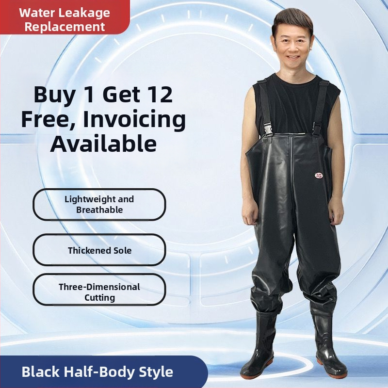 Viso kūno atsparus vandeniui žvejybos kombinezonas, viengabalis, storesnis audinys, pavasaris, vyriškas