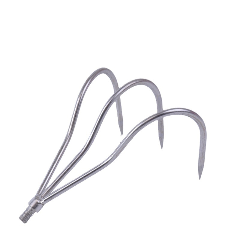 Cârlig de pescuit din oțel inoxidabil – dispozitiv multifuncțional pentru adunarea plantelor acvatice și ridicarea peștilor, cu cușcă de pescuit; marcă Super feng