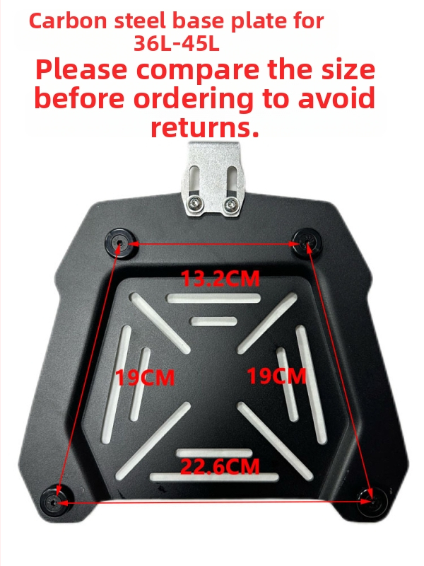 Universali greito atleidimo galinės bagažinės montavimo rinkinys motociklui