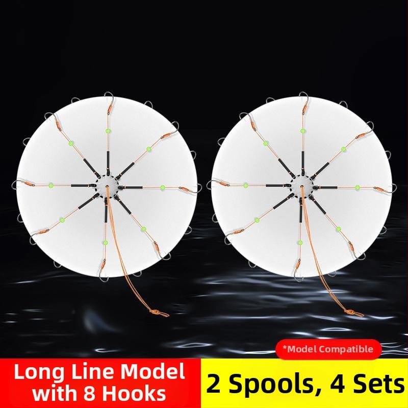 Eksplozīvo āķu komplekts ar bezrīkstošu astoņu zobu āķi un mīlšu klipu – Mengda (Zīmols: Mengda; Bezrīkstošs; Astoņi zobi; Piemērots zvejai okeānā, upēs un ezeros)