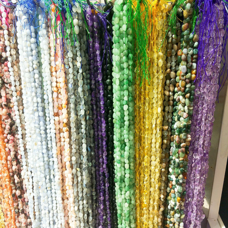 Mărgele din piatră naturală pentru bijuterii — mărgele spacer agat și cuarț