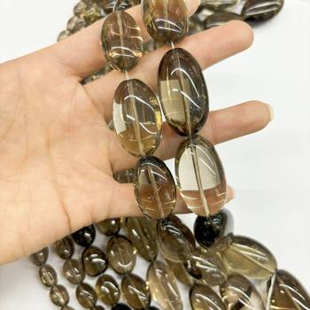 Perle od čajnog kristala za DIY nakit, nepravilan okrugli oblik, polirani kristali, poluproizvodi za dug lanac