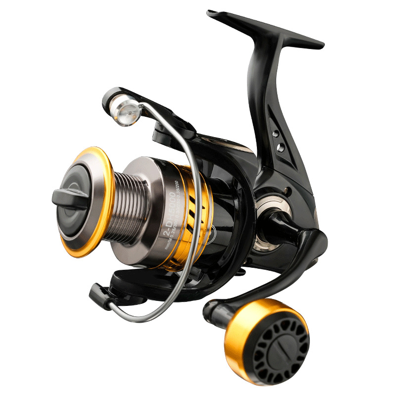 Otrās paaudzes pilnmetāla spininga spole ar divkāršu rokturi un garu metienu spēju — Zīmols Fddl/Diao Delai