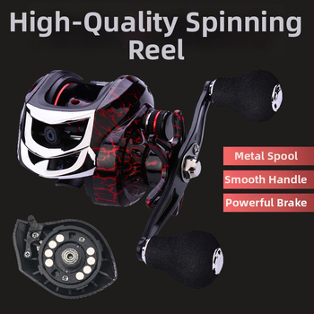 Golden Gun King Waterdrop makara baitcasting, gari metieni, saderīga ar mikro mānekļiem