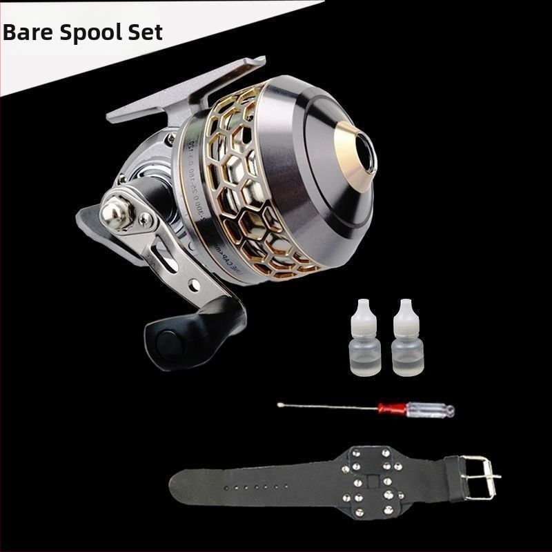 Spininga makšķeres ruļļa — modelis FY40, metaliska konstrukcija, Peak Whisperer