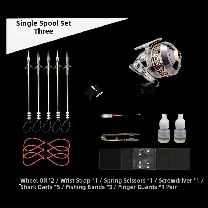 Spininga makšķeres ruļļa — modelis FY40, metaliska konstrukcija, Peak Whisperer