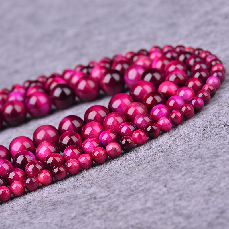 Mărgele libere din piatră ochi de tigru naturală, pentru bijuterii, motiv etnic totem